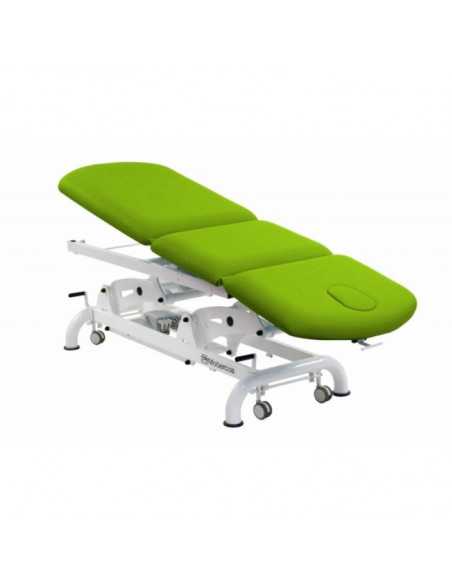 Marquesa Elétrica Multidisciplinar Osteopatia CE-2339-ARPC da Mobercas na posição plana Marquesa Elétrica Multidisciplinar Osteopatia CE-2339-ARPC da Mobercas na posição plana