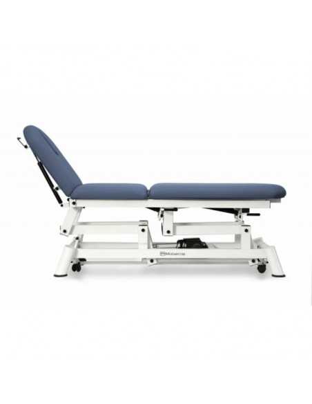 vista lateral da Marquesa Elétrica para Osteopatia CE-2130-AR da Mobercas em cinzento