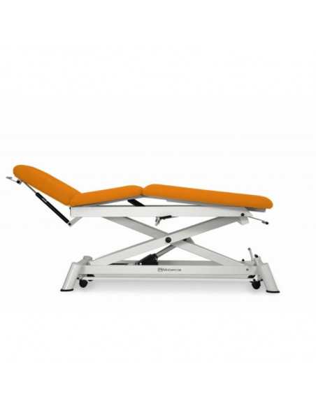 vista lateral da Marquesa Elétrica para Osteopatia de 3 Secções da Mobercas vista lateral da Marquesa Elétrica para Osteopatia de 3 Secções da Mobercas