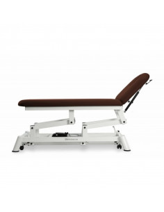 Marquesa Elétrica Bipartida CE-2120-AR da Mobercas vista lateral com encosto levantado