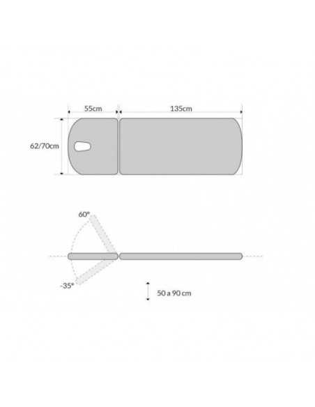 desenho da Marquesa de Exame Elétrica CE-0120-ABR da Mobercas desenho da Marquesa de Exame Elétrica CE-0120-ABR da Mobercas