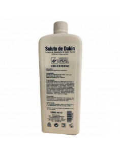 Soluto DAKIN - Hipoclorito de Sódio 1L