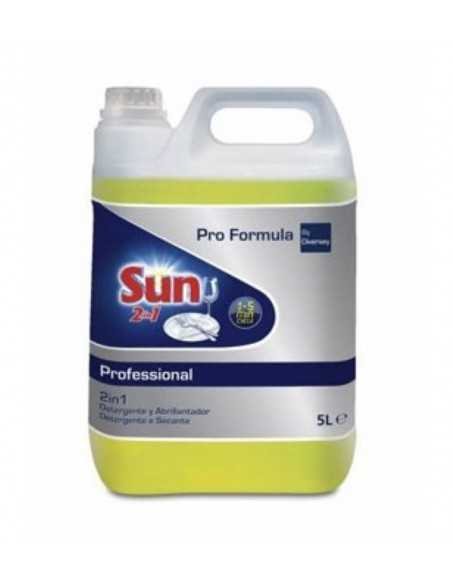 Detergente Máquina Loiça+Secante Líquido Sun PF 2 em 1 - 5L