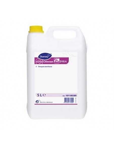 Detergente Suma D10.4 Clorado p/ Limpeza Desinfeção 5L