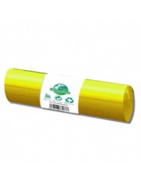 Sacos Lixo 100/ 120L Amarelo 22kg 85x105cm Rolo (20 unidades)