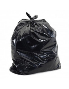 Sacos Lixo 30L Preto 22my 52x60cm Rolo (20 unidades)