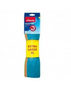 Pano Microfibras 36x38cm XL Colors Vileda (4 unidades)