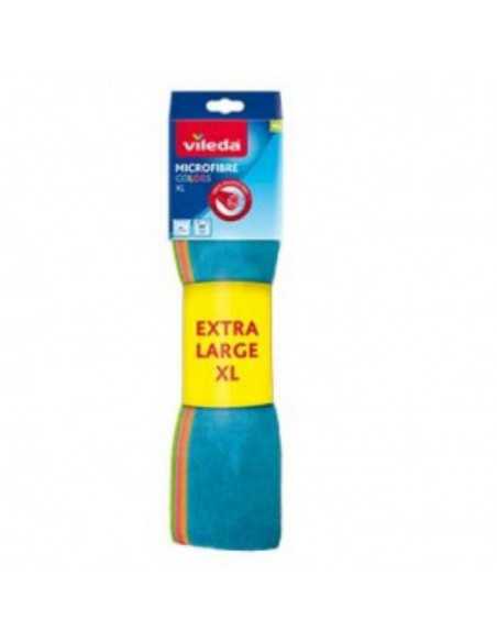 Pano Microfibras 36x38cm XL Colors Vileda (4 unidades)