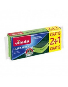 Esponja Salva Unhas Vileda Ultra Fresh 2+1Grátis