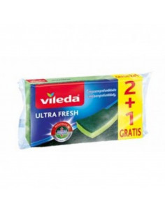 Esfregão Esponja Vileda Ultra Fresh 2+1 Grátis