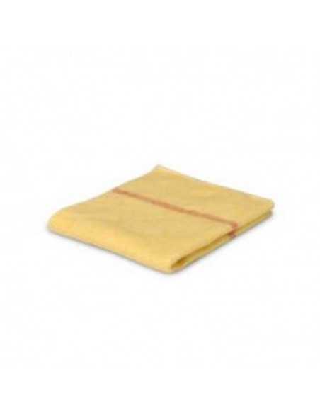 Pano Pó Flanela Amarelo 36x36cm (2 unidades)
