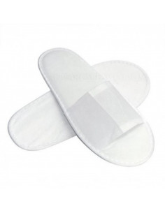 Chinelos Abertos Polipropileno Branco Descartáveis (50... 2