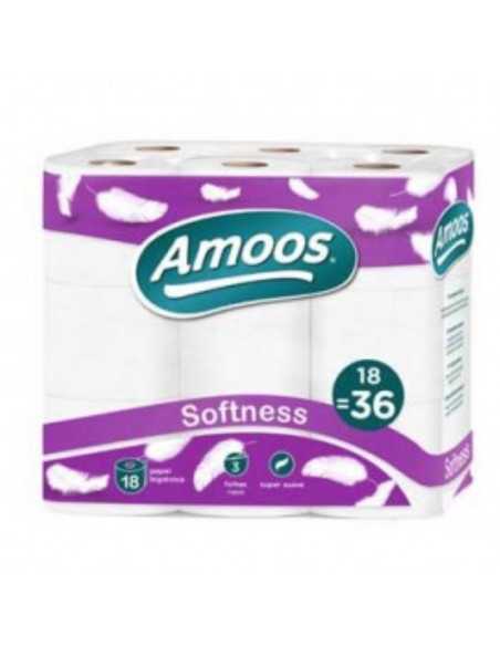 Papel Higiénico Doméstico Amoos 18 rolos
