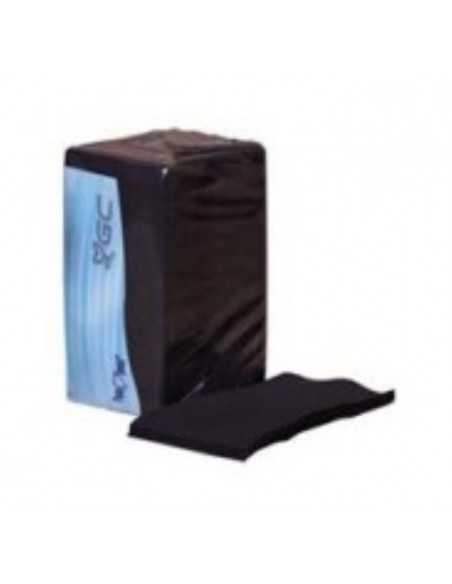 Guardanapos 30x40 1/6 (2 Folhas) P&P Preto Pack (4 x 150 unidades)