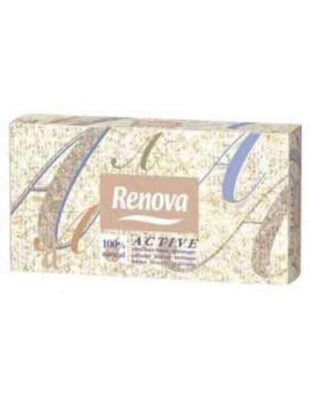 Caixa Lenços Papel Facial Renova Active Mini