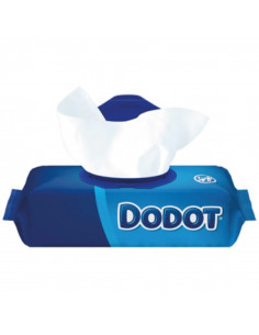 Embalagem Toalhitas Dodot Dermo vista do topo 2