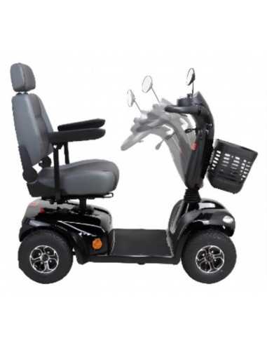 Scooter Elétrica Compact Deluxe 700 lateral preta