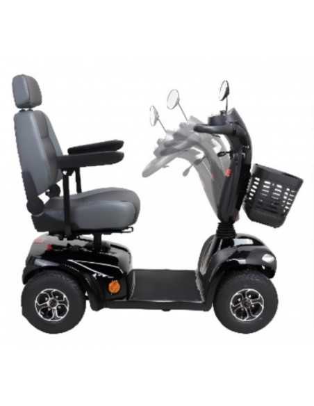 Scooter Elétrica Compact Deluxe 700 lateral preta Scooter Elétrica Compact Deluxe 700 lateral preta