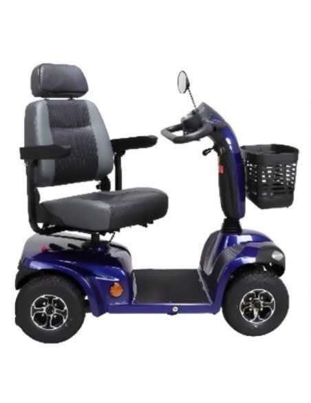 Scooter Elétrica Compact Deluxe 700 lateral azul Scooter Elétrica Compact Deluxe 700 lateral azul