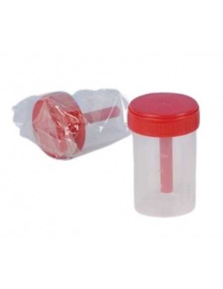 Recipiente Copo para Fezes 60 ml - Estéril (500 unidades)