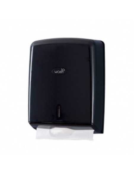 Dispensador Toalhas Mão Zig-Zag Preto