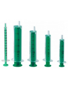 Seringas Leur Esterilizadas de 2 Peças - 100 Unidades