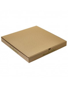 Caixa Pizza Cartão Kraft 400x400x40mm (50 unidades)