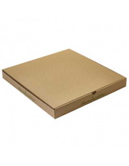 Caixa Pizza Cartão Kraft 400x400x40mm (50 unidades)