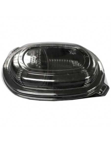 Caixa PP Retangular Microondas 800ml c/ Tampa (60 unidades)