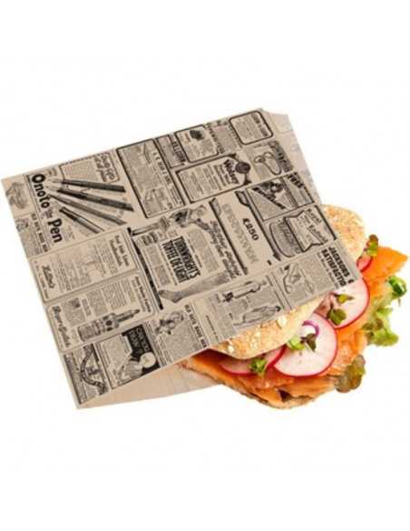 Sacos Papel Anti-Gordura (Abertos) 34g 16x16,5cm (500 unidades)