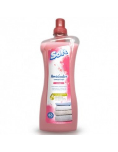 SOFT - Amaciador Concentrado Rosas 80 Doses - 1,5L