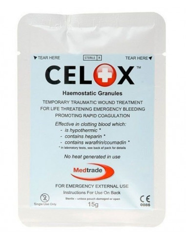 CELOX 15 - Grânulos Hemostáticos de Controle do Sangramento