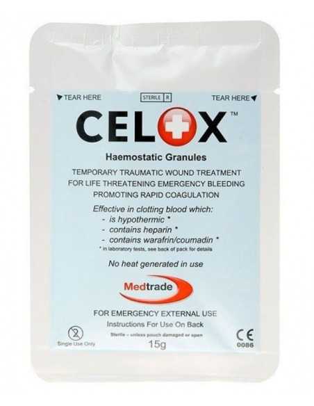 Embalagem CELOX 15 Grânulos Hemostáticos