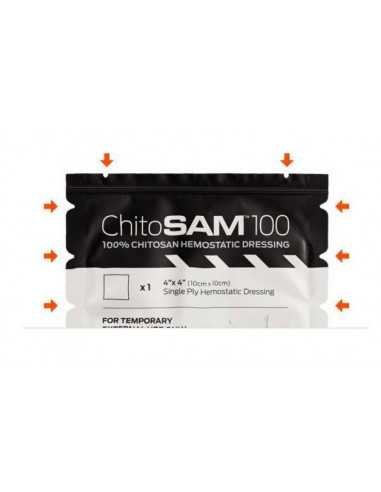 instruções de abertura CHITOSAM 100 Ligadura Hemostática
