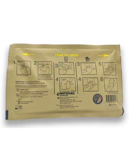 costas da embalagem WATERJEL Curativo Gel Água Militar 49X28Cm costas da embalagem WATERJEL Curativo Gel Água Militar 49X28Cm