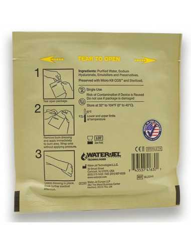 costas embalagem WATERJEL Militar Curativo Gel de Água 10X40Cm