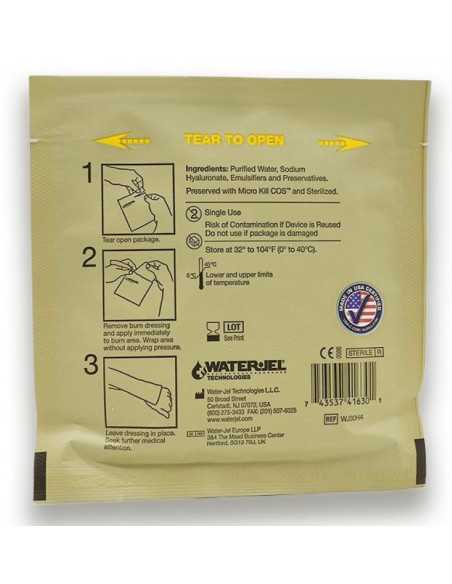 costas embalagem WATERJEL Militar Curativo Gel de Água 10X40Cm costas embalagem WATERJEL Militar Curativo Gel de Água 10X40Cm