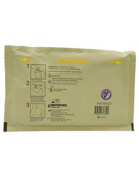 costas embalagem WATERJEL Militar Curativo Gel 20x45cm costas embalagem WATERJEL Militar Curativo Gel 20x45cm
