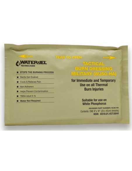 frente embalagem WATERJEL Militar Curativo Gel 20x45cm