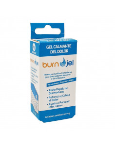 embalagem BURNJEL Gel de Água para Queimaduras e 6 saquetas 2