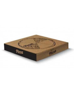 Caixa Pizza Cartão Kraft 330x330x38mm (100 unidades)