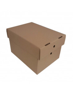 Caixa 306x226x197mm Cartão Simples c/ Tampa Pack (25...