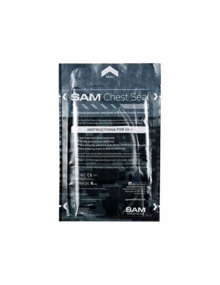 SAM CHEST - Curativos Oclusivos para Feridas Abertas no Peito (kit 2 unidades)