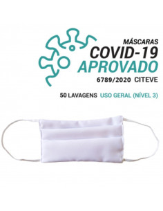 Máscara Reutilizável Branca