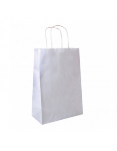 Saco Papel Branco 24x9x31cm c/ Asa (250 unidades)