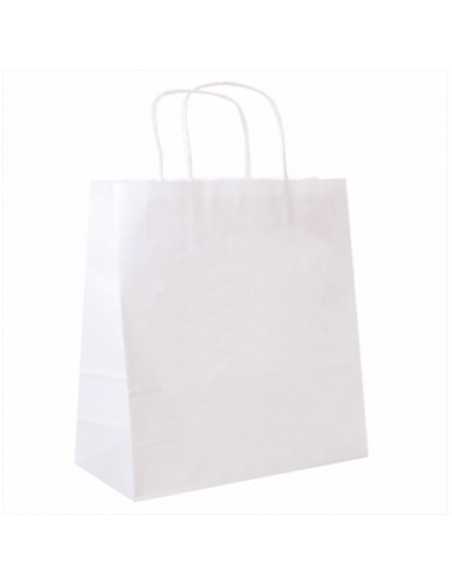 Saco Papel Branco 32x11x39cm c/ Asa (250 unidades)