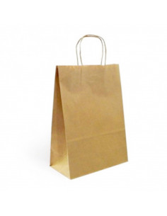 Saco Papel Kraft 20x10x29cm c/ Asa (250 unidades)