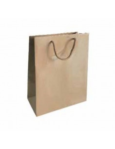 Saco Papel Kraft 35x12x36cm c/ Asa Cordão (10 unidades)