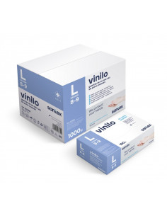 Caixa de Luvas de Vinil Santex GD10