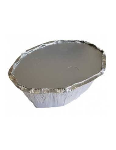 Embalagem de Alumínio 2400ml Oval c/ Tampa (100...